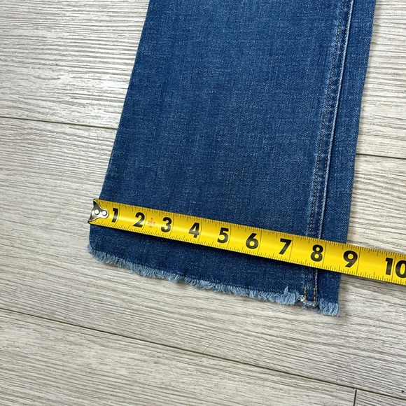 J. Crew 9" Billie demi-boot crop jean wide leg flare size 32 - Picture 16 of 16